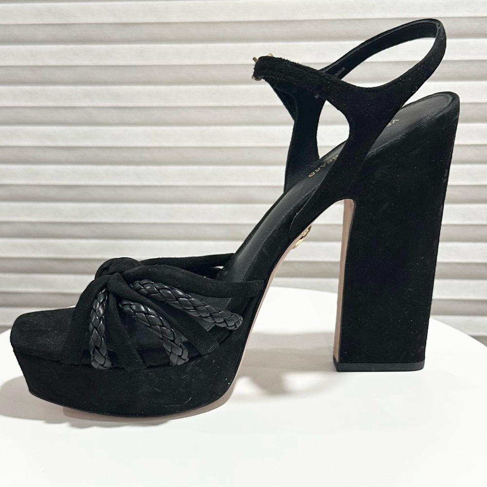 🌹VERONICA BEARD🌹 Flavia Platform Sandal Black Size: 8.5 - Picture 4 of 16